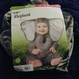 Infant/toddler elephant costume